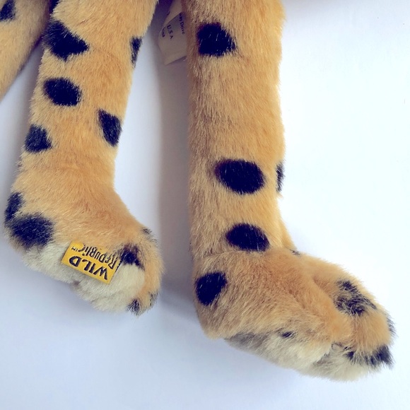 Vintage Hanging Cheetah Stuffed Animal Toy - Picture 6 of 14